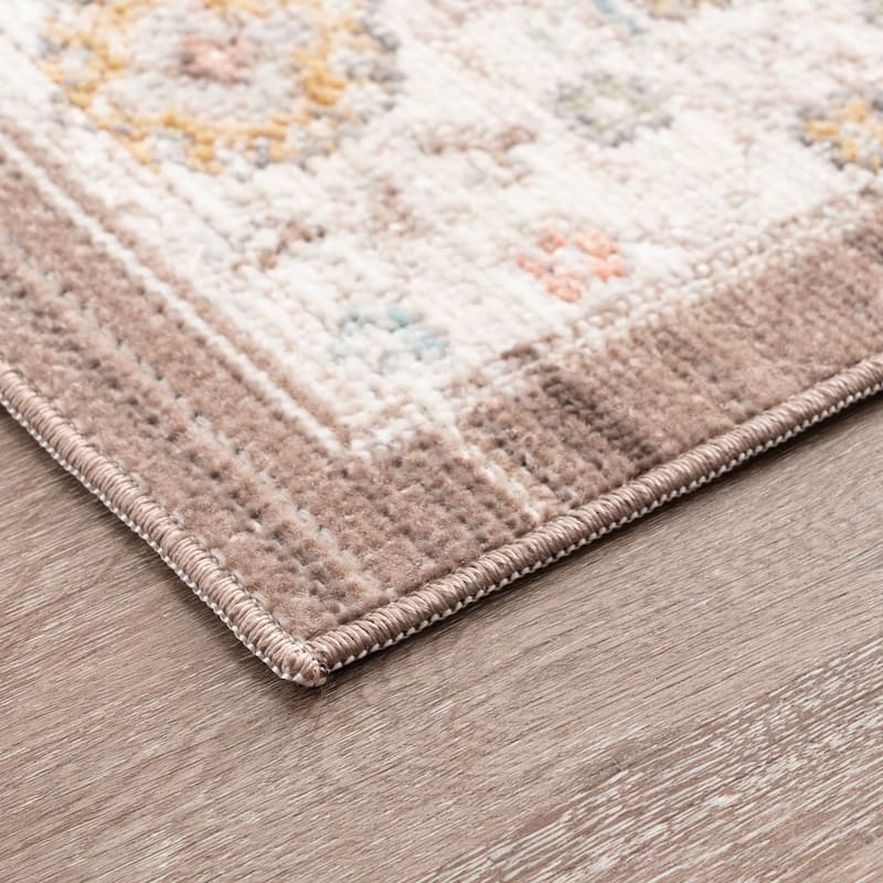Crosswood Ellen Traditional Floral Indoor Polyester Area Rug