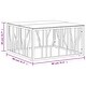 preview thumbnail 4 of 3, vidaXL Coffee Table Accent Side End Table for Living Room Stainless Steel - 31.5" x 31.5" x 15.7"