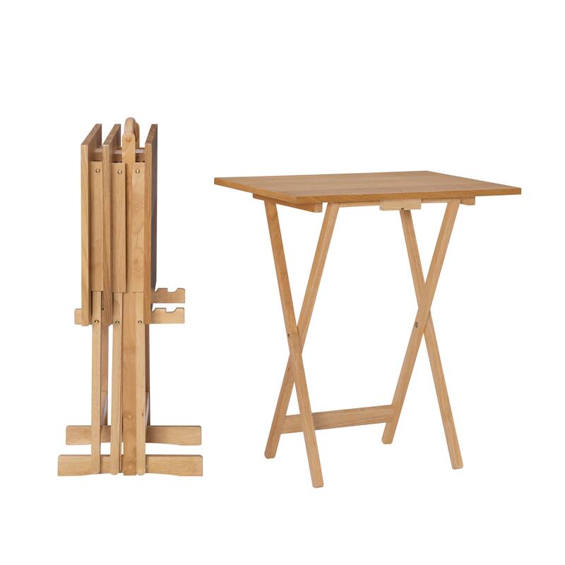 Gerard 4-piece Plank-style Tray Tables