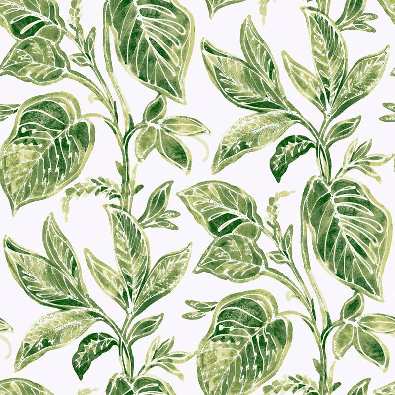 NuWallpaper Green Caryota Peel & Stick Wallpaper - 216 x 20.5 x 0.025
