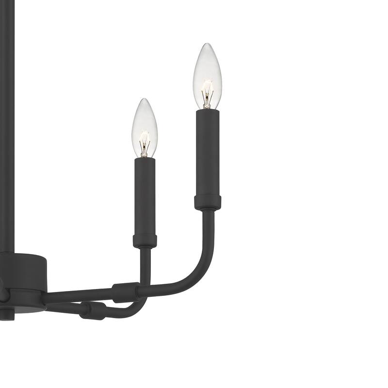 Quoizel Abner Steel 5-light Chandelier