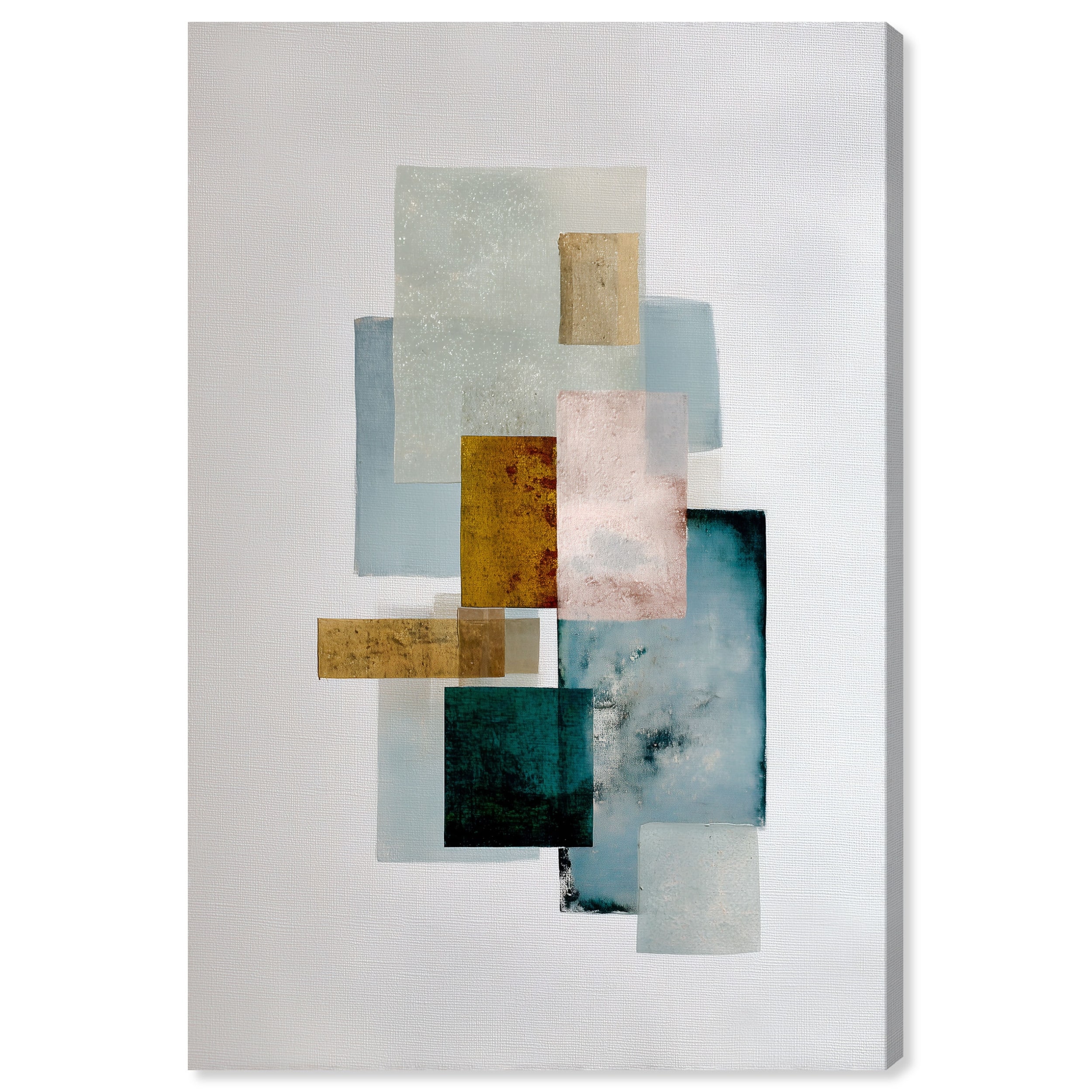 Perfect Peace Abstract Religious Canvas Print by Art Remedy