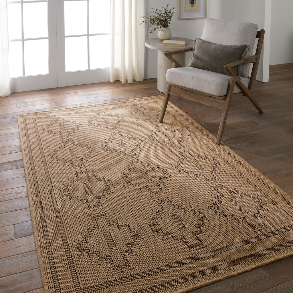Adrar Indoor/Outdoor Tribal Area Rug.