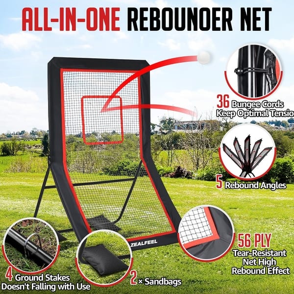 Free Shipping! Lacrosse Rebounder For Backyard,4x7 Ft. Lacrosse Bounce