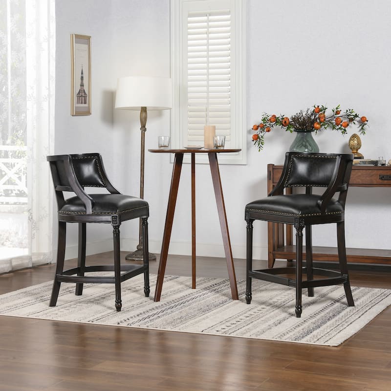 Paris Farmhouse Counter and Bar Stool with Backrest