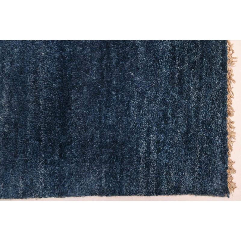 ECARPETGALLERY Hand-knotted Peshawar Ziegler Dark Blue Wool Rug - 5'0 x 6'11