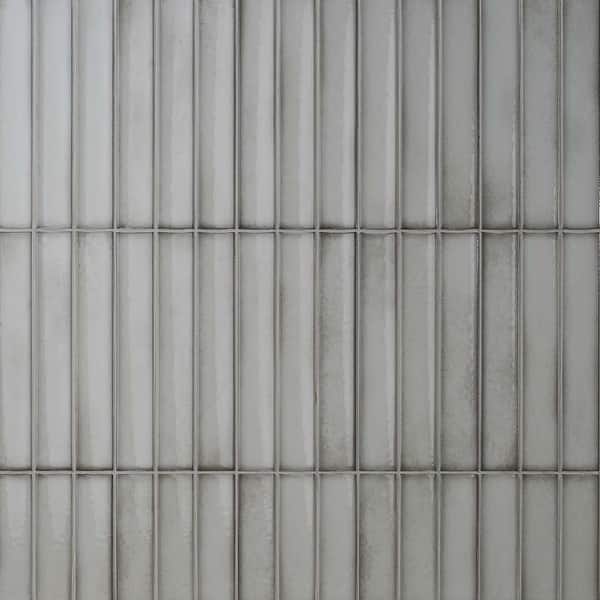 Sakura Fluted 4.5" x 9" Porcelain Wall Tile