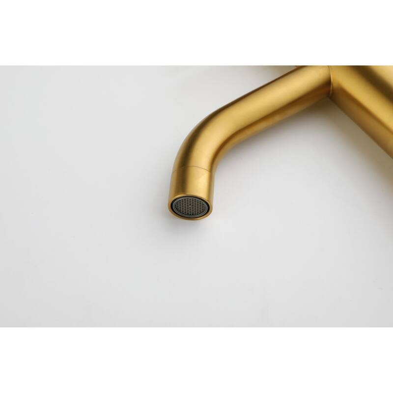Modern Single Handle Bathroom Sink Faucet with Water Temperature and Flow Controls, Rust and Corrosion Resistant