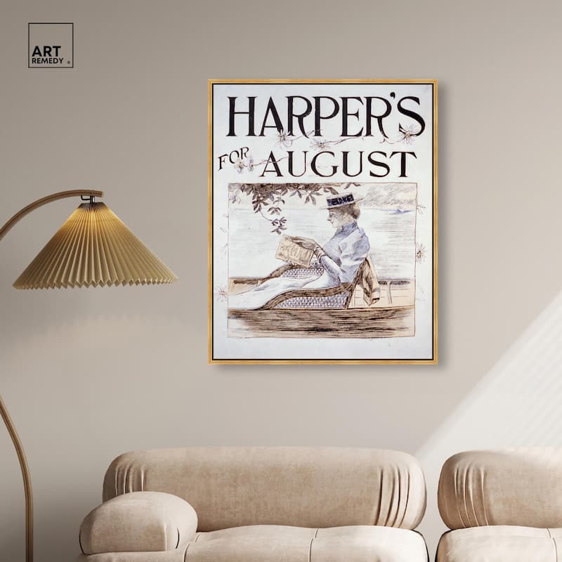 Harpers Penfield August 1892 Canvas by Art Remedy