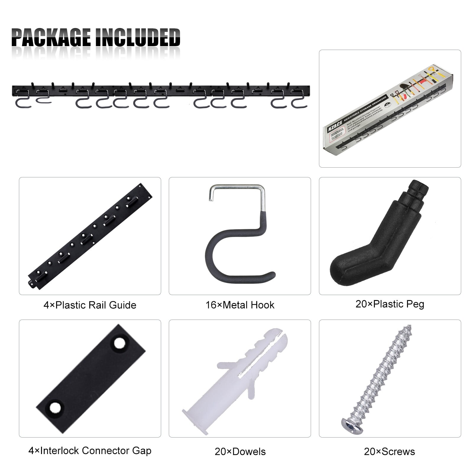 Nzace tool storage cheap rack