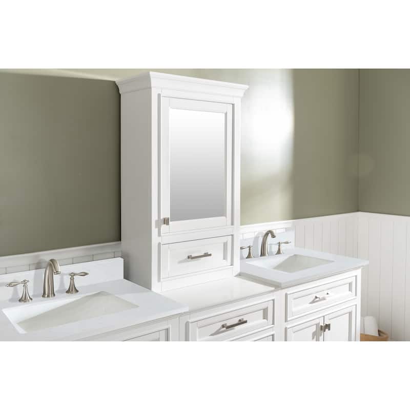 Milano 96" Double Sink Bathroom Vanity Modular Set