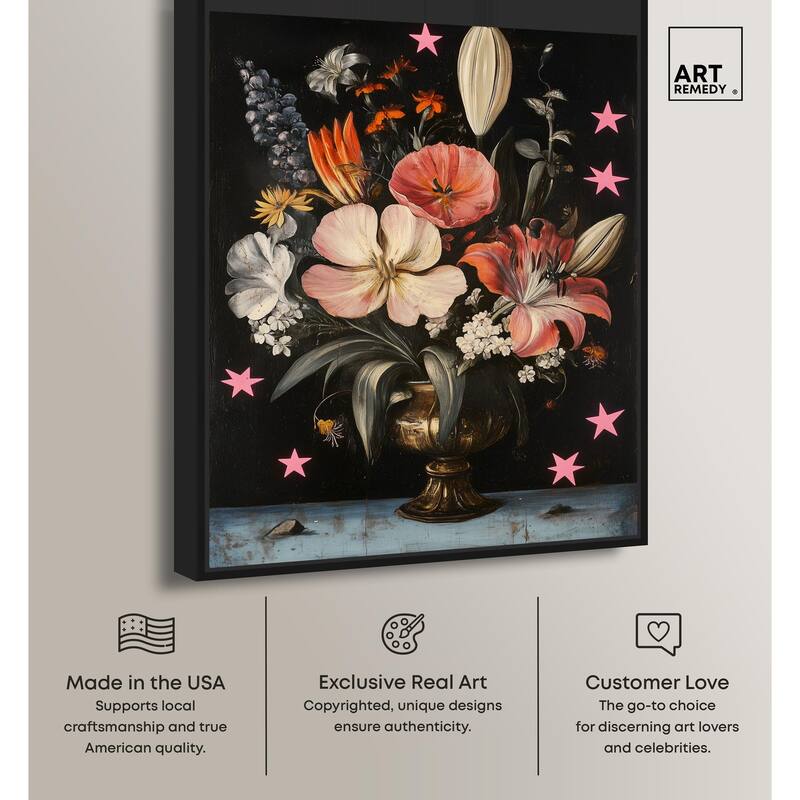 TANY's Floral Universe I Canvas by Art Remedy