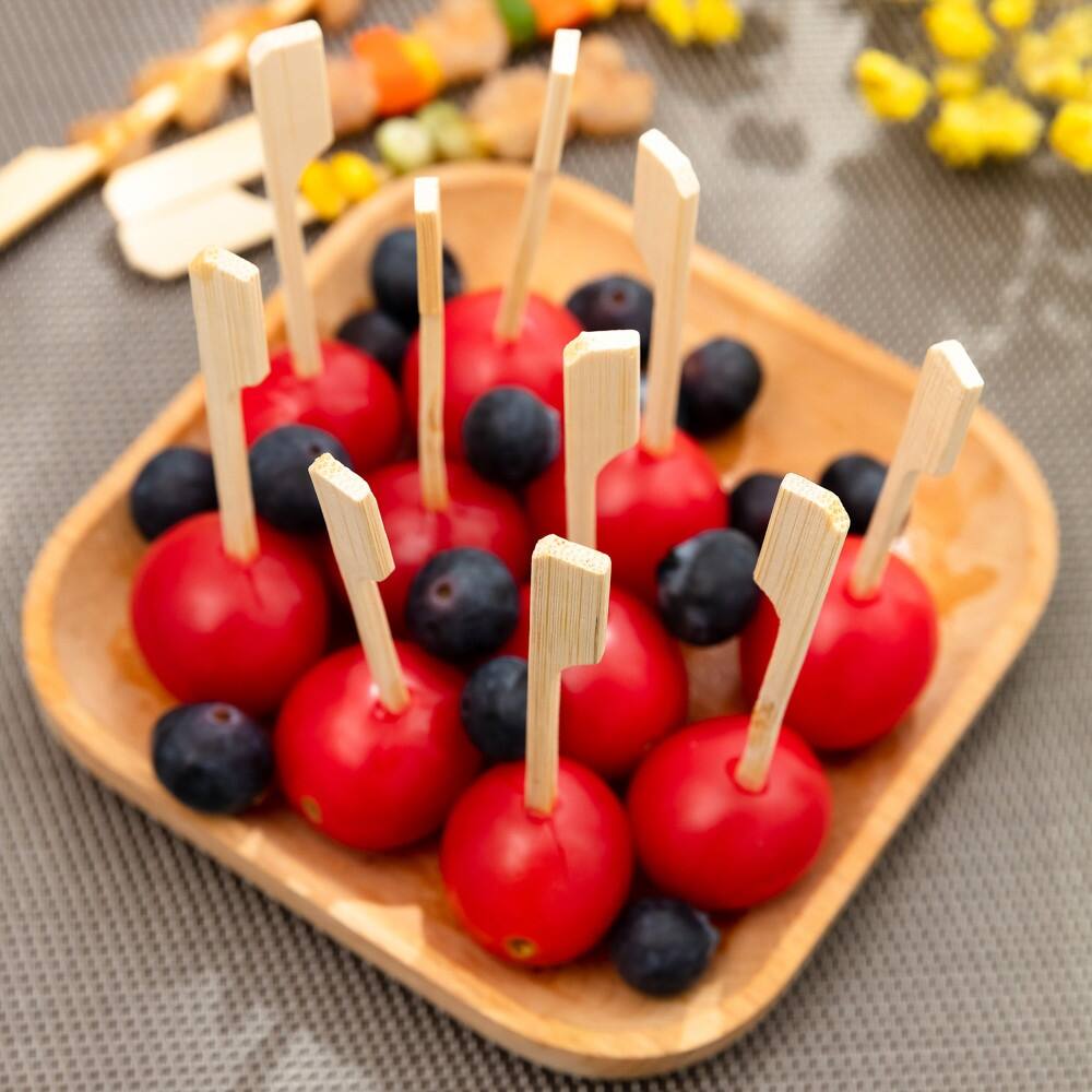 Degradable bamboo stick with bamboo cortex as raw material 4.7inch