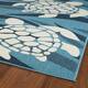 Ambrosi Sea Turtles Novelty Indoor/ Outdoor Area Rug
