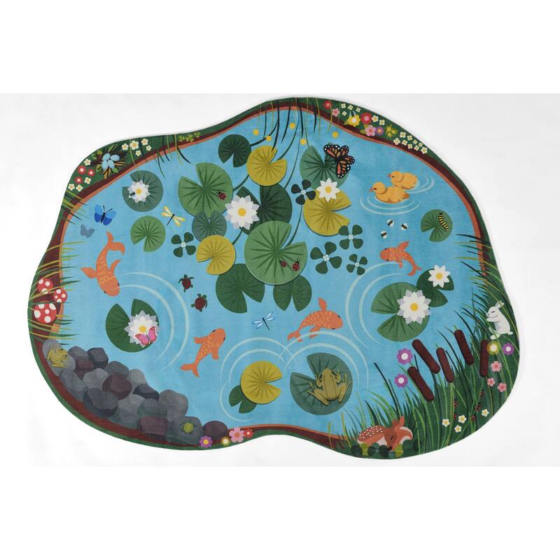 Momeni Playground Pond Kid Rug