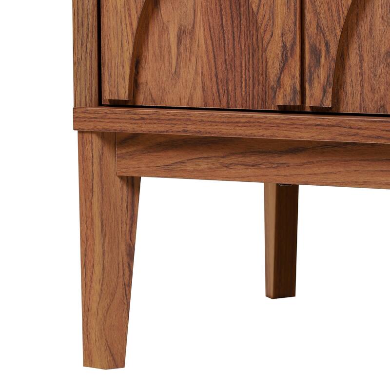 SAFAVIEH Home Sibyl 4-Door Sideboard - 65"W x 17"D x 32"H