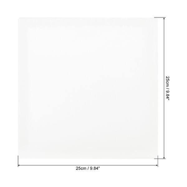 Painting Canvas Panels, 5 Pack 10x10 Inch Rectangle Blank Art Board ...