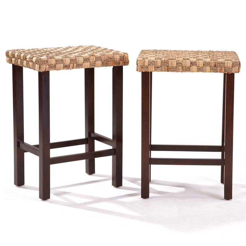 26.4"Rattan Bar Stool (Set of 3)