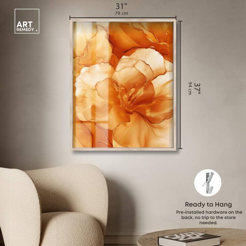 Sunlit Bloom I Shadowbox by Art Remedy