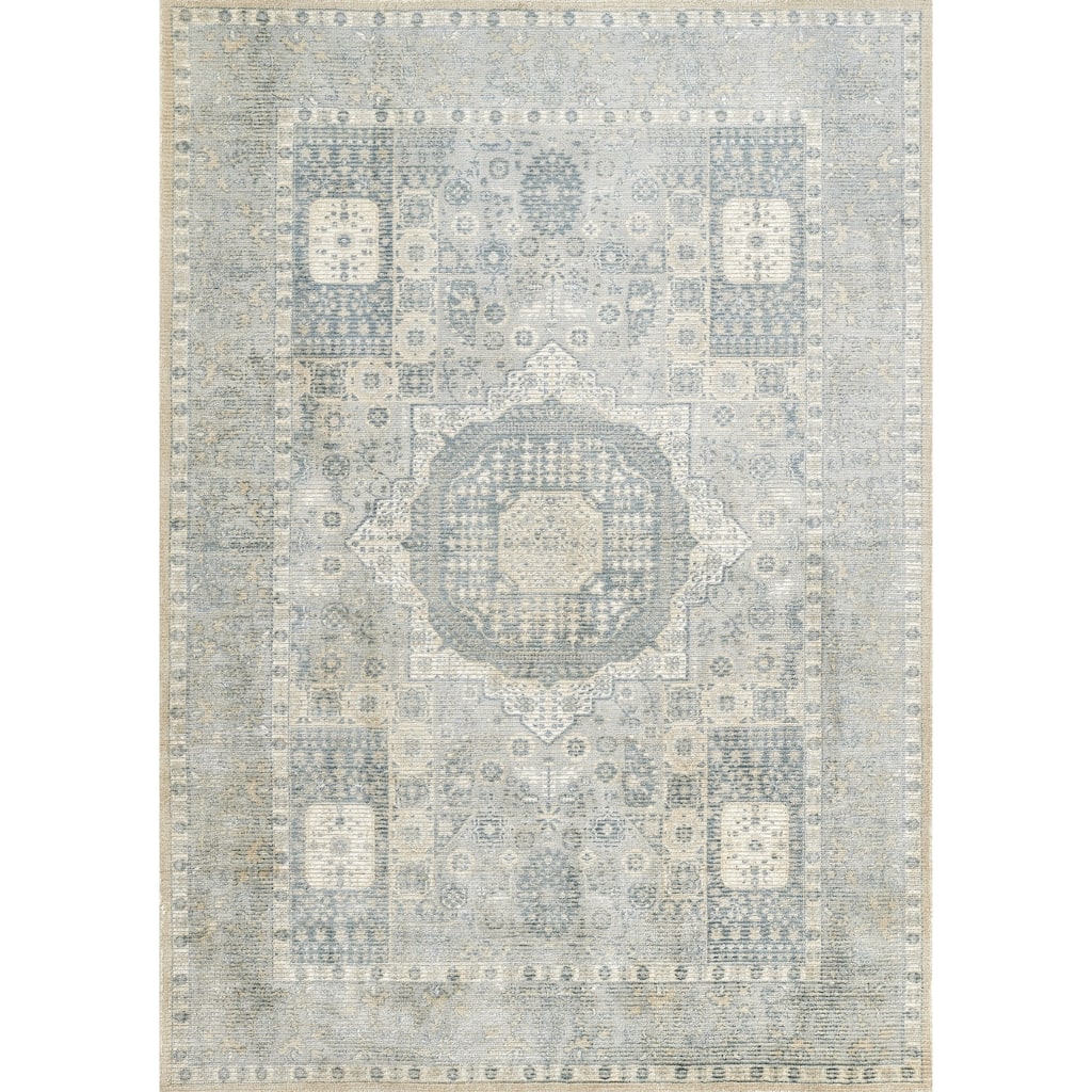 Momeni Estelle Hand Loomed Wool and Viscose Traditional Area Rug