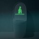 preview thumbnail 2 of 0, Walplus Peel and Stick Glow In The Dark Toilet Wall Stickers Home Room Decor