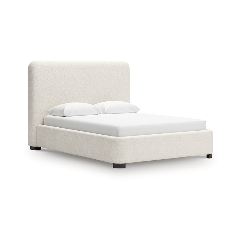 Signature Design by Ashley Whittgate Beige Upholstered Bed
