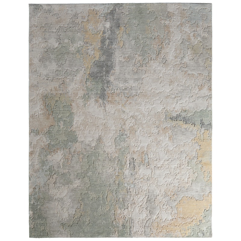 Grand Bazaar Hartman Machine Made Abstract Modern Area Rug