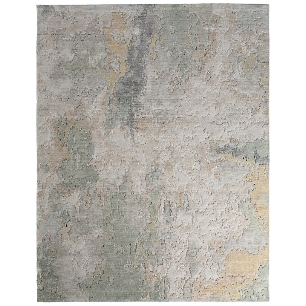 Grand Bazaar Hartman Machine Made Abstract Modern Area Rug