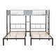 preview thumbnail 7 of 7, Twin Size Triple Bunk Bed with Vent Board and Slats for Home