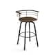 Option Brown Faux Leather/Dark Brown Semi-transparent Met