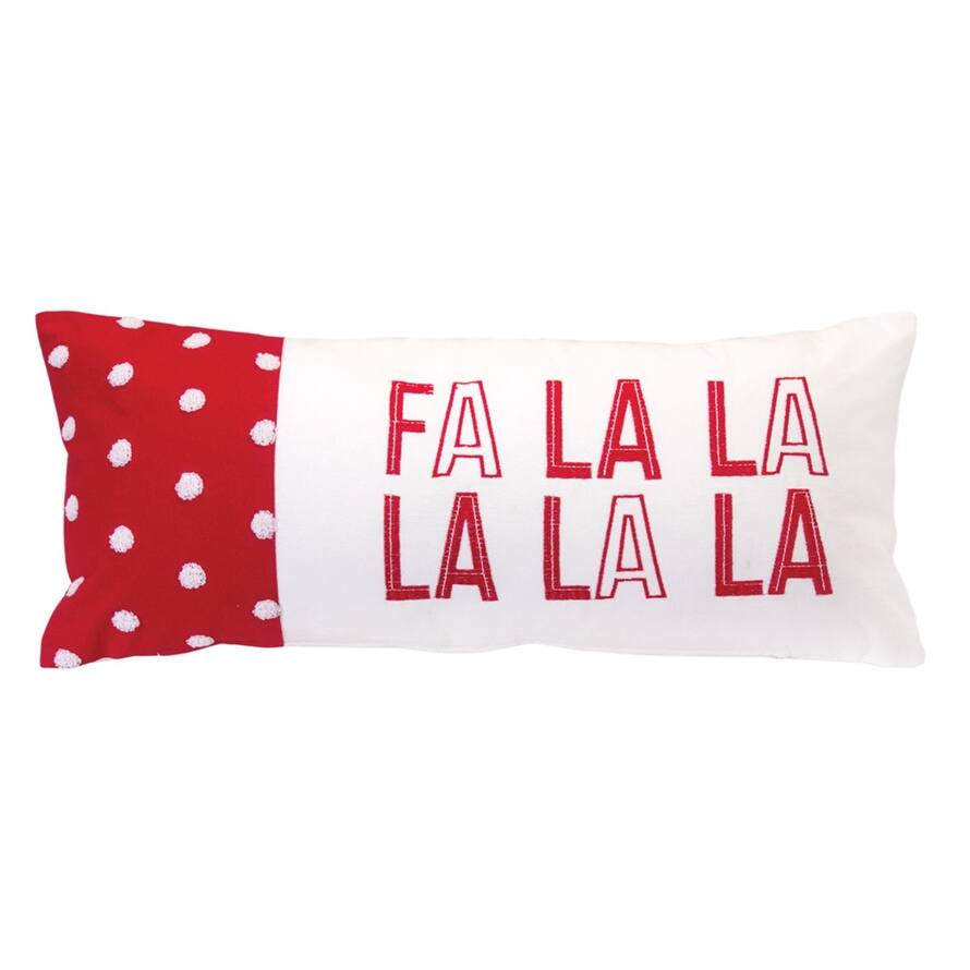 Fa La La Holiday Pillow