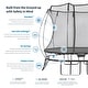 preview thumbnail 2 of 6, Springfree Trampoline Kids Oval 8 x 11Ft Trampoline & FlexrStep V2 Safety Ladder - 61