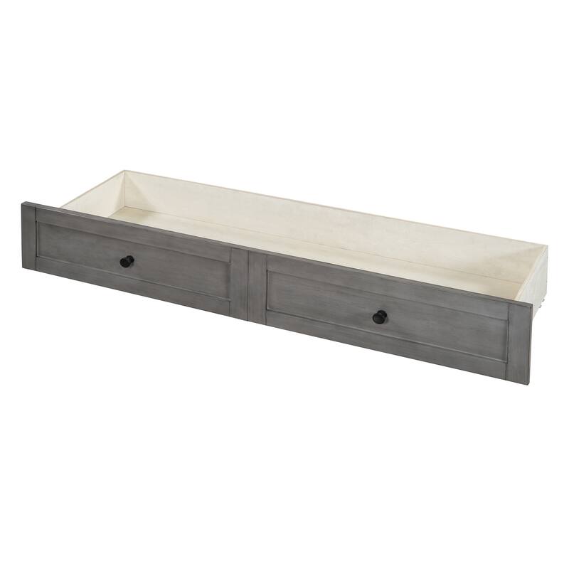 Modern Style Murphy Bed with Large Versatile Storage Drawers and USB Ports for Bedroom
