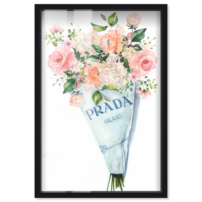 A World of Flowers Shadowbox by Art Remedy - Black - 20" x 30"