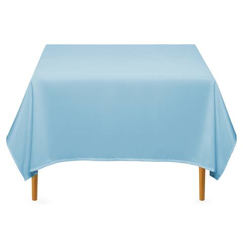 70 x 70" Square Premium Tablecloth - Baby Blue by Lann's Linens - Baby Blue