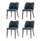 preview thumbnail 19 of 64, HULALA HOME Melisa Solid Wood Dining Chair Set of 4
