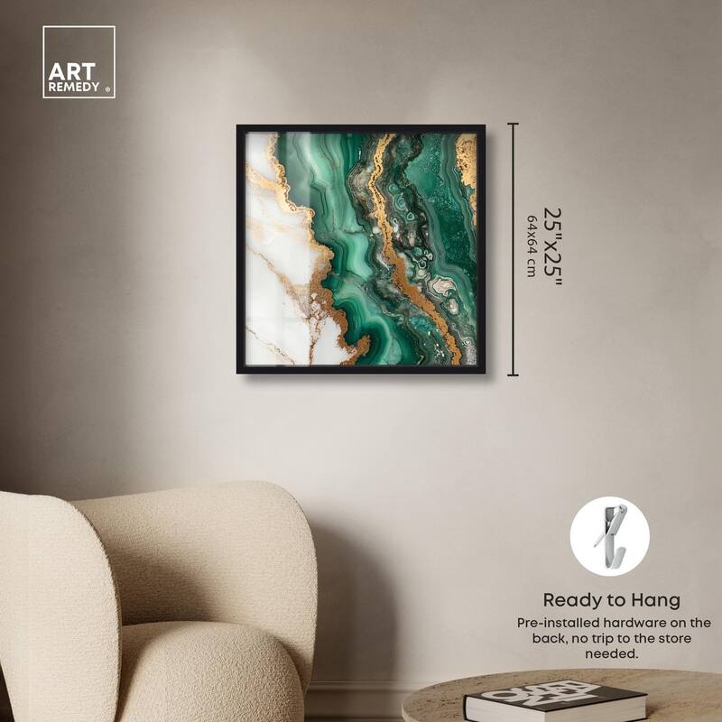 Malachite Majesty Shadowbox by Art Remedy