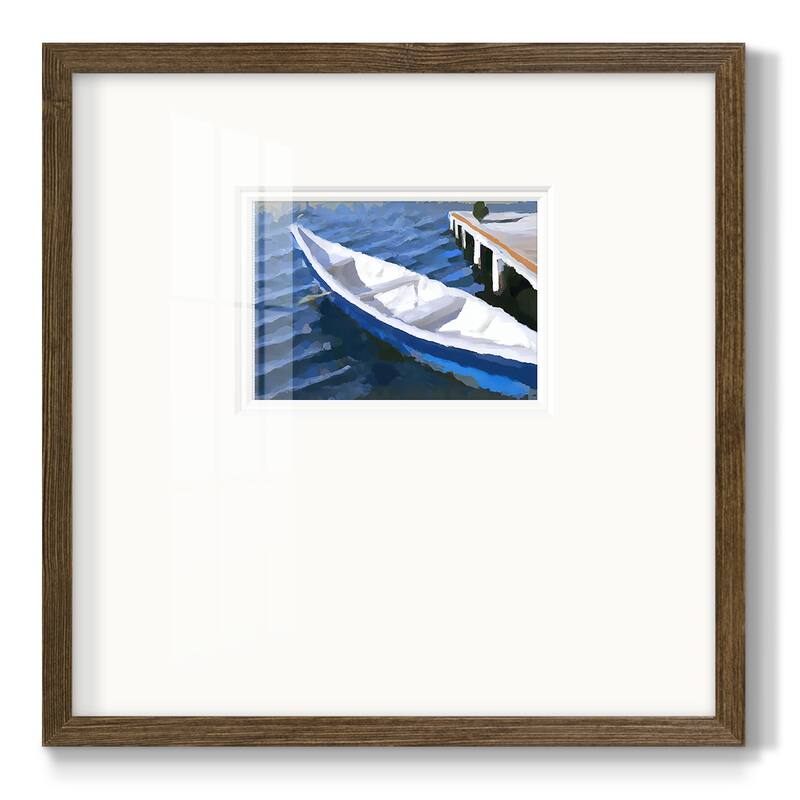 Colorful Rowboat IVPremium Framed Print