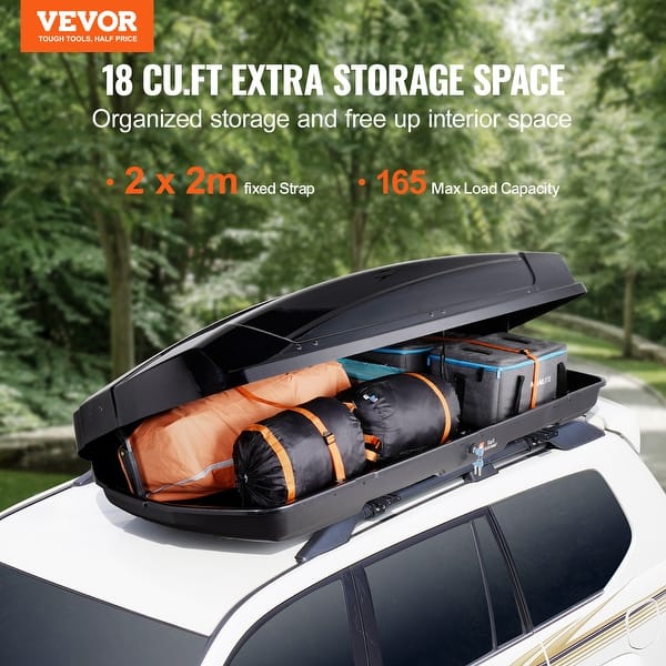 Large Capacity Car Roof Cargo Carrier - Soft Top Luggage Rack