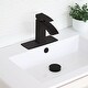 preview thumbnail 23 of 28, Stylish Single-Hole Bathroom Faucet Plate A-801 - 6 1/8"x 2 1/2"