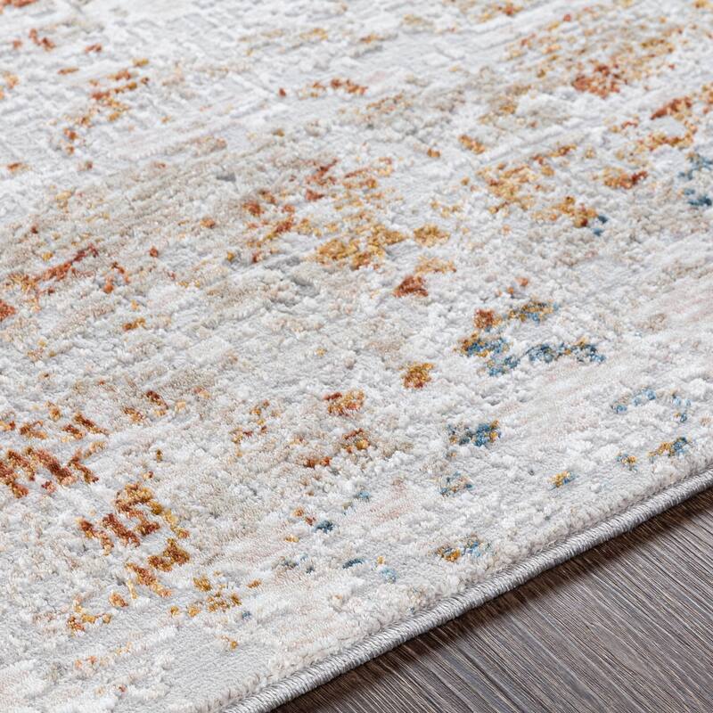 Livabliss Shabby Chic Carmel Abstract Area Rug