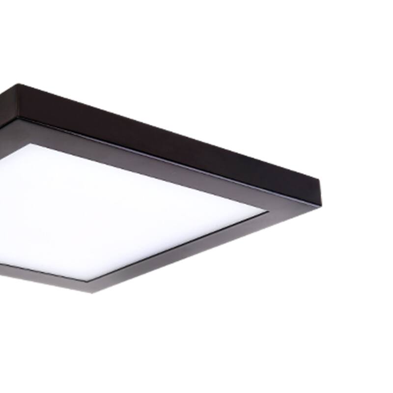 Amax Lighting LED Edge lit square light Dimmable 18W in White Finish