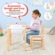 preview thumbnail 5 of 8, Costway Kids Table and Chair Set Wooden Activity Drawing Study Desk - 19'' x 15.5'' x 20.5'' (L x W x H)