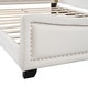 preview thumbnail 15 of 32, Low-Profile Platform Bed Grounded Bed in Velvet Frame