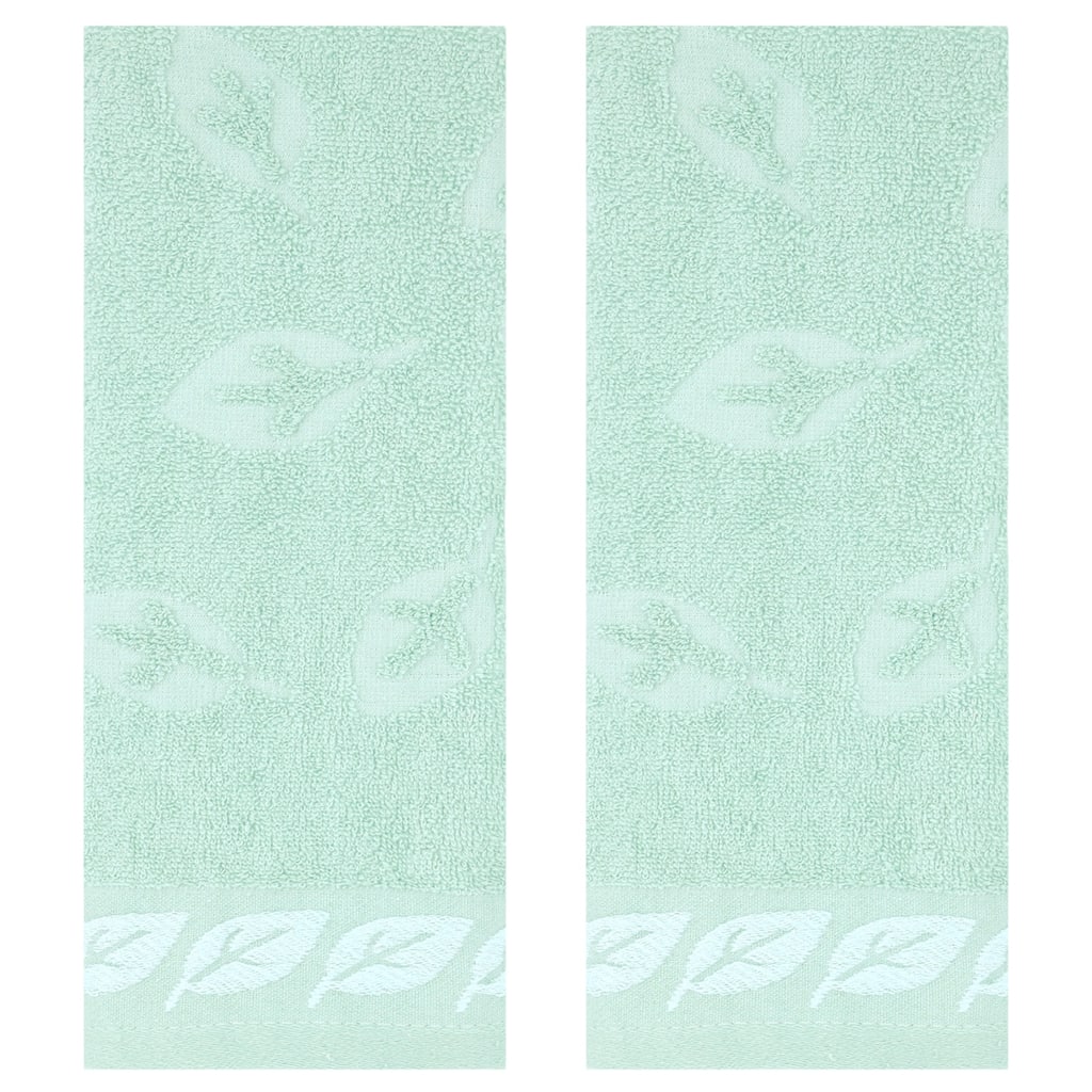 Leaves Pattern Bathroom Hand Towels, Soft Absorbent Decorative Hand Towel for Hand, Face, Kitchen, Hotel and Spa