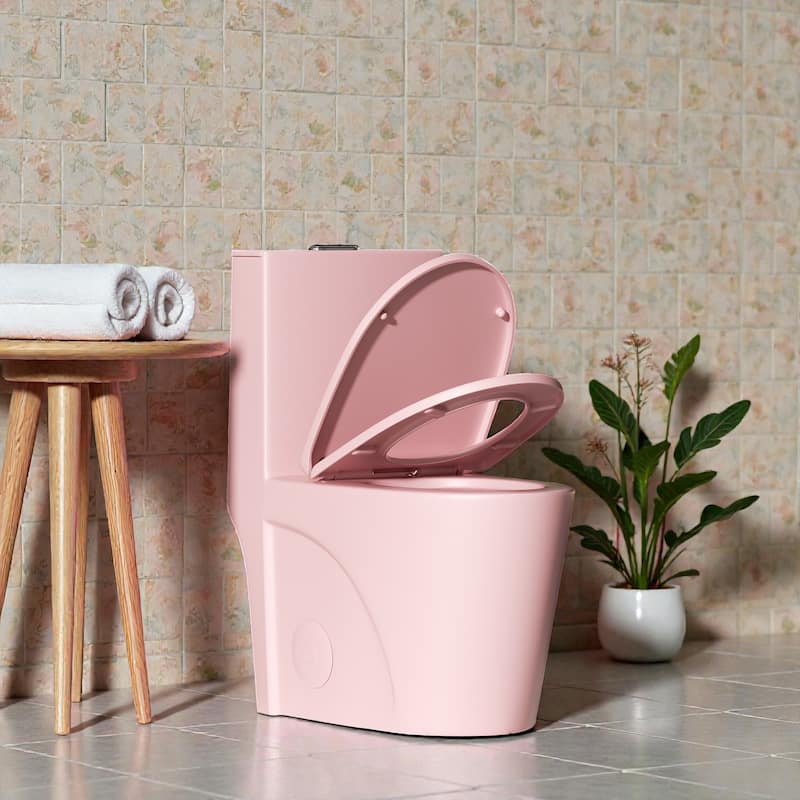 One Piece Elongated Toilet Tornado Flush. ADA Comfort Height 16.25 Inch. Dual Flush 1.1 1.6 GPF. MAP 1000g