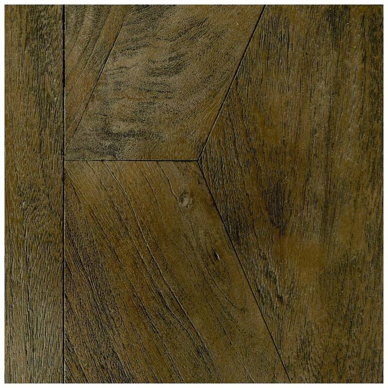 Maxton II Brown Solid Wood Top w/Black Metal Base Dining Table