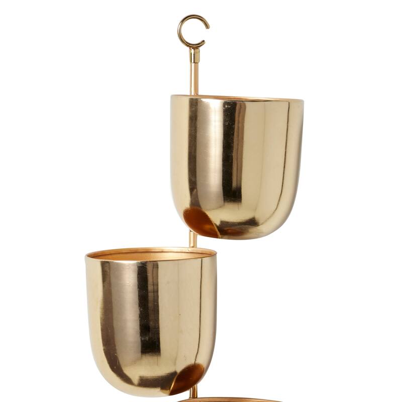 Metal Layered Wall Planter - 12 x 12 x 25