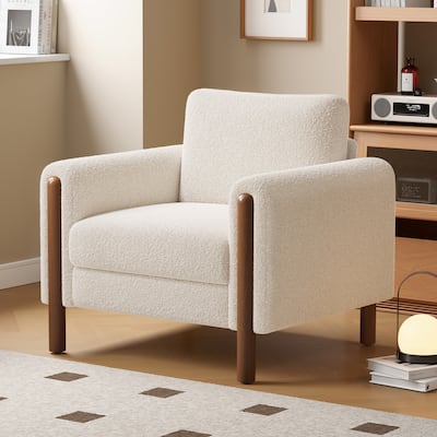 Upholstered Living Room Chairs Single Sofa Chair