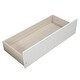 preview thumbnail 9 of 7, Minimalist Twin Platform Bed with Storage Drawers, Pine Wood Frame, White Finish